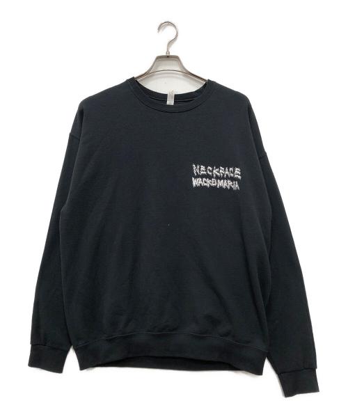 WACKO MARIA（ワコマリア）WACKO MARIA (ワコマリア) NECK FACE / WASHED HEAVY WEIGHT CREW NECK LONG SLEEVE T ブラック サイズ:XLの古着・服飾アイテム
