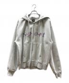 stussyステューシー）の古着「Dot Sport Zip Hoodie」｜グレー