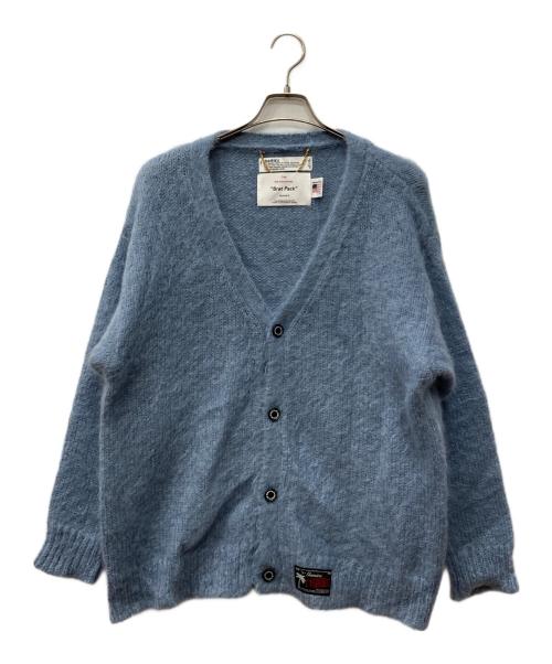DAIRIKU（ダイリク）DAIRIKU (ダイリク) Mohair Knit Cardigan ブルー サイズ:FREEの古着・服飾アイテム