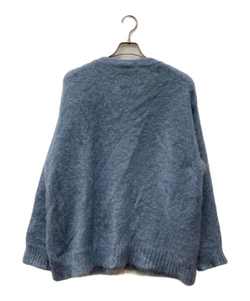 DAIRIKU（ダイリク）DAIRIKU (ダイリク) Mohair Knit Cardigan ブルー サイズ:FREEの古着・服飾アイテム