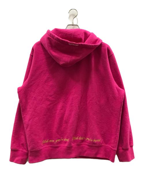 SUPREME（シュプリーム）SUPREME (シュプリーム) Aeon Flux Zip Up Hooded Sweatshirt ピンク サイズ:Mの古着・服飾アイテム