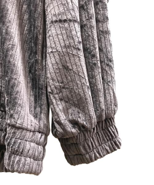 SHAREEF（シャリーフ）SHAREEF (シャリーフ) STRIPE VELOR SWITCHING P/O パープル サイズ:1の古着・服飾アイテム