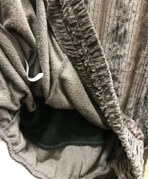 SHAREEF（シャリーフ）SHAREEF (シャリーフ) STRIPE VELOR SWITCHING P/O パープル サイズ:1の古着・服飾アイテム