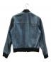 BOSS (ボス) スエード&ナッパレザー ボンバージャケット ブルー サイズ:44：30000円