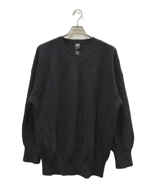 SHAREEF（シャリーフ）SHAREEF (シャリーフ) RIB KNIT ブラック サイズ:1の古着・服飾アイテム