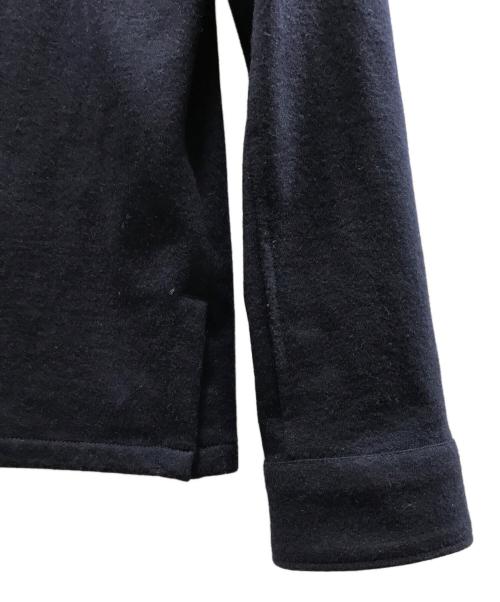 PRADA（プラダ）PRADA (プラダ) 三角プレート シャツ ネイビー サイズ:XSの古着・服飾アイテム