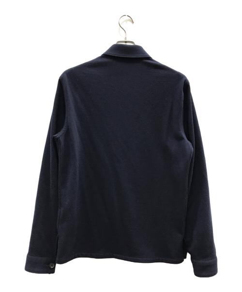 PRADA（プラダ）PRADA (プラダ) 三角プレート シャツ ネイビー サイズ:XSの古着・服飾アイテム