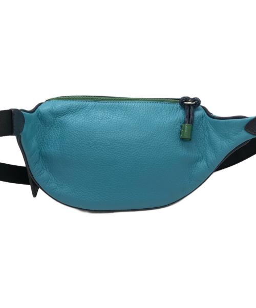 COACH（コーチ）COACH (コーチ) DISNEY (ディズニー) レザーウエストバッグ ネイビーの古着・服飾アイテム