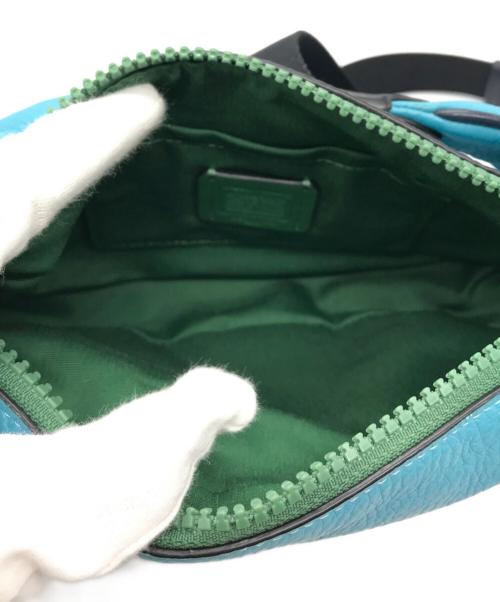 COACH（コーチ）COACH (コーチ) DISNEY (ディズニー) レザーウエストバッグ ネイビーの古着・服飾アイテム