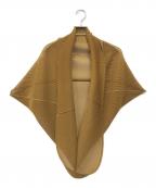 PLEATS PLEASEプリーツプリーズ）の古着「プリーツボレロカットソー」｜ベージュ