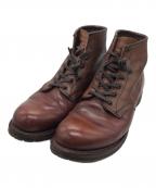 RED WINGレッドウィング）の古着「ミドルワークブーツ」｜ブラウン