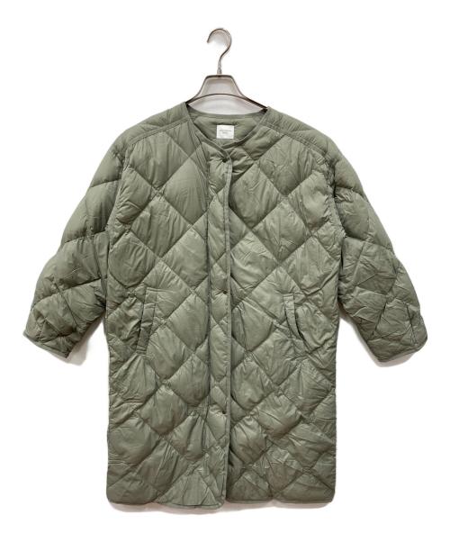 URBAN RESEARCH DOORS（アーバンリサーチドアーズ）URBAN RESEARCH DOORS (アーバンリサーチドアーズ) ライトダウンキルトコート カーキ サイズ:1の古着・服飾アイテム