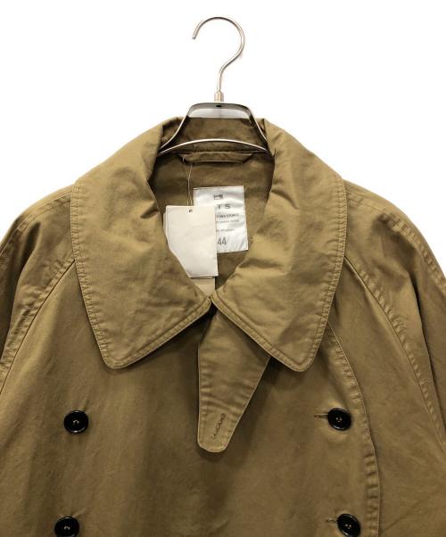 HTS（エイチティーエス）HTS (エイチティーエス) COTTON DOUBLE OVER COAT ベージュ サイズ:FREE 未使用品の古着・服飾アイテム