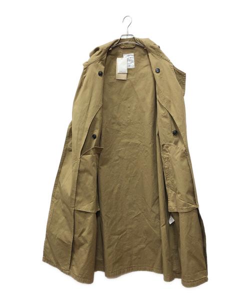 HTS（エイチティーエス）HTS (エイチティーエス) COTTON DOUBLE OVER COAT ベージュ サイズ:FREE 未使用品の古着・服飾アイテム