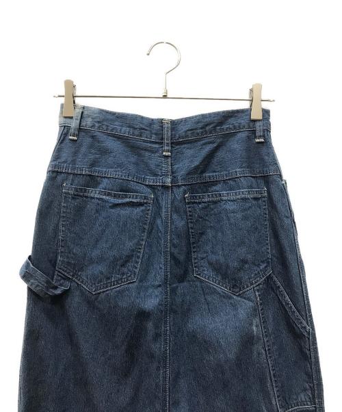AURALEE（オーラリー）AURALEE (オーラリー) SUNFADE BLEACH DENIM SKIRT インディゴ サイズ:1 未使用品の古着・服飾アイテム