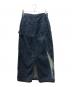 AURALEE (オーラリー) SUNFADE BLEACH DENIM SKIRT インディゴ サイズ:1 未使用品：13000円