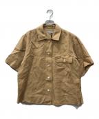 MARGARET HOWELLマーガレットハウエル）の古着「リネンシャツ」｜ベージュ