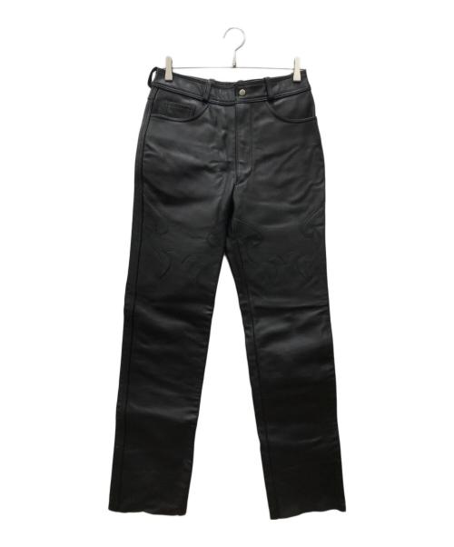 HARLEY-DAVIDSON（ハーレーダビッドソン）HARLEY-DAVIDSON (ハーレーダビッドソン) レザーパンツ ブラック サイズ:SIZE 81cm (W32)の古着・服飾アイテム