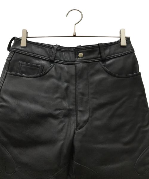 HARLEY-DAVIDSON（ハーレーダビッドソン）HARLEY-DAVIDSON (ハーレーダビッドソン) レザーパンツ ブラック サイズ:SIZE 81cm (W32)の古着・服飾アイテム