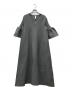 CFCL（シーエフシーエル）の古着「POTTERY SHORT BELL SLEEVE FLARE DRESS」｜ブルー