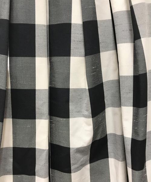 cygne（シーニュ）cygne (シーニュ) ブロックチェックスカート ブラック サイズ:1の古着・服飾アイテム