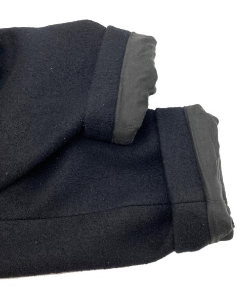 ATON（エイトン）ATON (エイトン) 140S BOUMOU MELTON ピークドラペルコート ブラック サイズ:4の古着・服飾アイテム