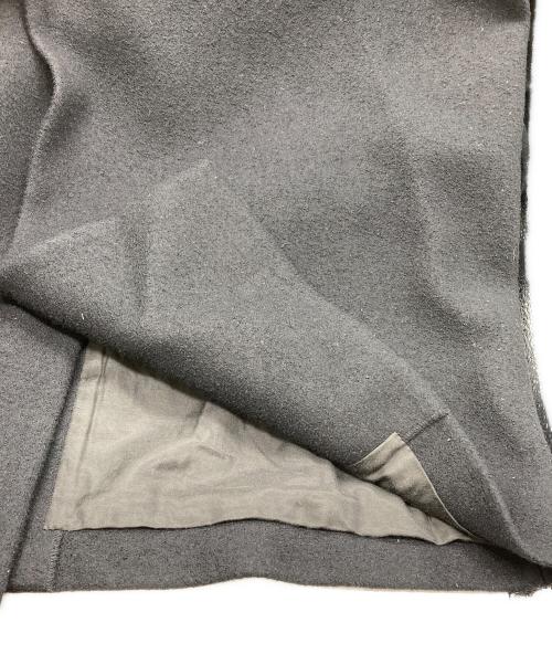 ATON（エイトン）ATON (エイトン) 140S BOUMOU MELTON ピークドラペルコート ブラック サイズ:4の古着・服飾アイテム