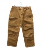 CarHarttカーハート）の古着「ダブルニーパンツ」｜ベージュ
