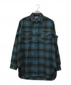 PENDLETONペンドルトン）の古着「シャドーチェック ボードシャツ」｜ネイビー