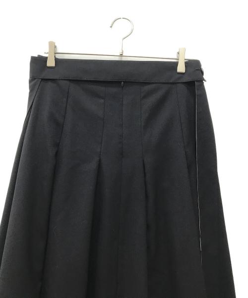 LOHEN（ローヘン）LOHEN (ローヘン) バイカラーベルトオーバーラップスカート ネイビー サイズ:38の古着・服飾アイテム