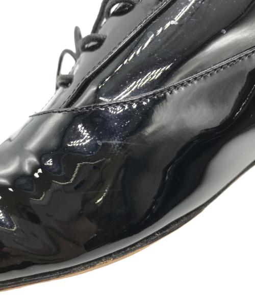 FOXEY（フォクシー）FOXEY (フォクシー) パールエナメルパンプス ブラック サイズ:37の古着・服飾アイテム