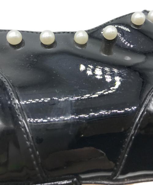 FOXEY（フォクシー）FOXEY (フォクシー) パールエナメルパンプス ブラック サイズ:37の古着・服飾アイテム