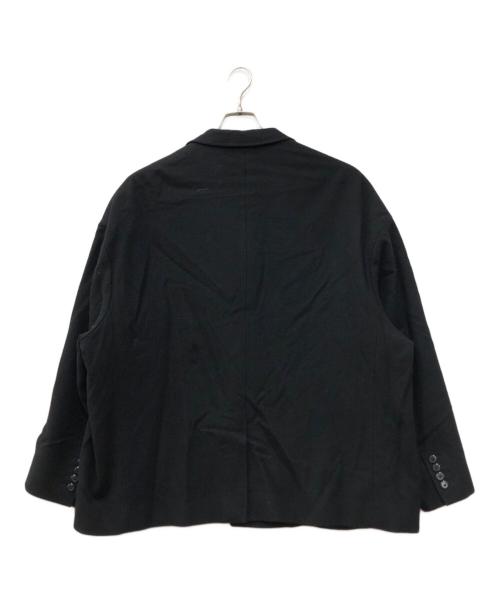 LAD MUSICIAN（ラッドミュージシャン）LAD MUSICIAN (ラッドミュージシャン) ウールブレンドハーフコート ブラック サイズ:44の古着・服飾アイテム