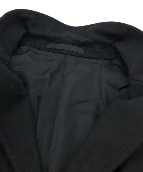 LAD MUSICIAN（ラッドミュージシャン）LAD MUSICIAN (ラッドミュージシャン) ウールブレンドハーフコート ブラック サイズ:44の古着・服飾アイテム