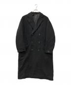 N.HOOLYWOODエヌ ハリウッド）の古着「メルトンウールダブルチェスターコート」｜ブラック