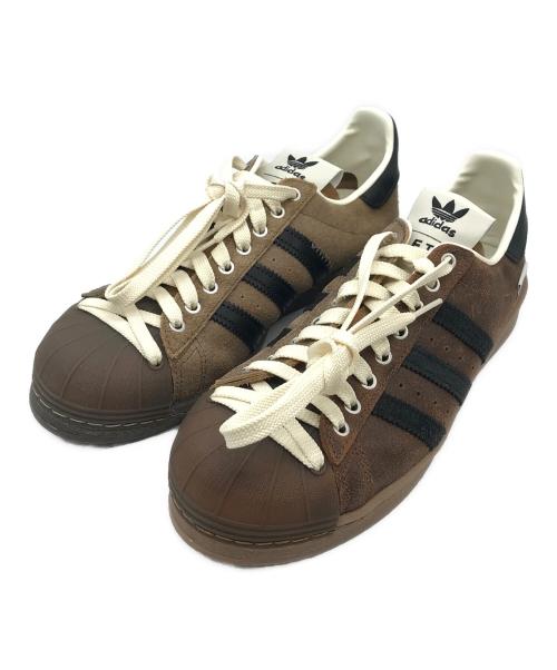 adidas（アディダス）adidas (アディダス) song for the mute (ソングフォーザミュート) Superstar 82 Supplier Colour ブラウン サイズ:26.5の古着・服飾アイテム