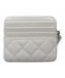 CHANEL (シャネル) キャビアスキンラウンドコインケース ホワイト：63000円