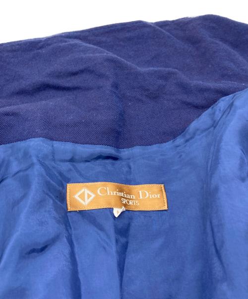 Christian Dior Sports（クリスチャン ディオールスポーツ）Christian Dior Sports (クリスチャン ディオールスポーツ) ウールブルゾン ネイビー サイズ:Mの古着・服飾アイテム