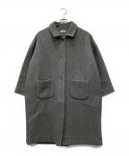 休日と詩キュウジツトウタ）の古着「メルトンコート」｜グレー