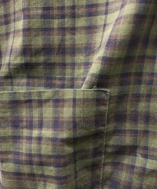 TOWN CRAFT（タウンクラフト）TOWN CRAFT (タウンクラフト) オープンカラーシャツ グリーン サイズ:Mの古着・服飾アイテム