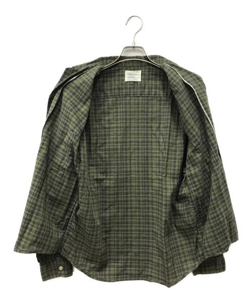 TOWN CRAFT（タウンクラフト）TOWN CRAFT (タウンクラフト) オープンカラーシャツ グリーン サイズ:Mの古着・服飾アイテム