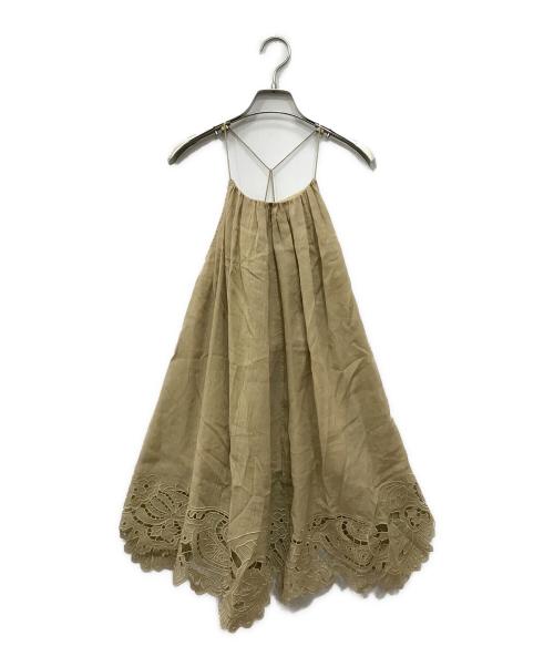 Plage（プラージュ）Plage (プラージュ) RAMIE COTTON EMBRO CAMI ベージュ サイズ:FREE 未使用品の古着・服飾アイテム