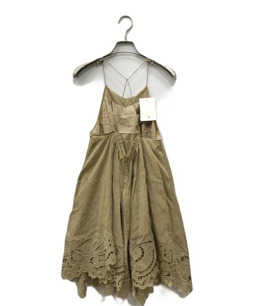 Plage（プラージュ）Plage (プラージュ) RAMIE COTTON EMBRO CAMI ベージュ サイズ:FREE 未使用品の古着・服飾アイテム