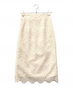 ANAYIアナイ）の古着「アネモネレースタイトスカート」｜ホワイト