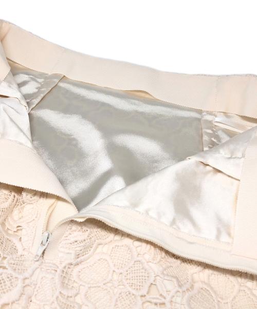 ANAYI（アナイ）ANAYI (アナイ) アネモネレースタイトスカート ホワイト サイズ:34の古着・服飾アイテム