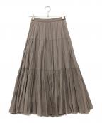 ANAYIアナイ）の古着「フレアスカート」｜ブラウン