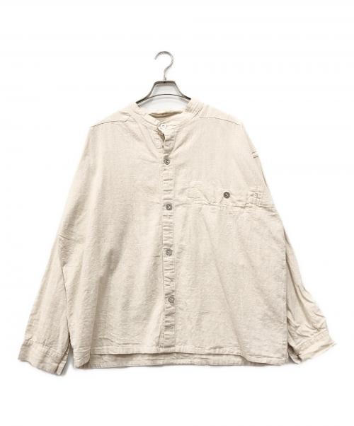 HEAR MY NAME（ヒアマイネーム）HEAR MY NAME (ヒアマイネーム) リネンジャケット ベージュ サイズ:FREEの古着・服飾アイテム