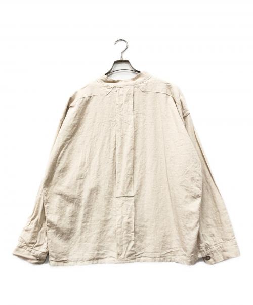 HEAR MY NAME（ヒアマイネーム）HEAR MY NAME (ヒアマイネーム) リネンジャケット ベージュ サイズ:FREEの古着・服飾アイテム