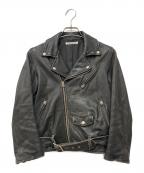 beautiful peopleビューティフルピープル）の古着「ダブルライダースジャケット」｜ブラック