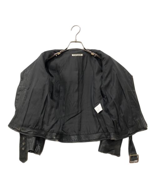 beautiful people（ビューティフルピープル）beautiful people (ビューティフルピープル) ダブルライダースジャケット ブラック サイズ:140の古着・服飾アイテム